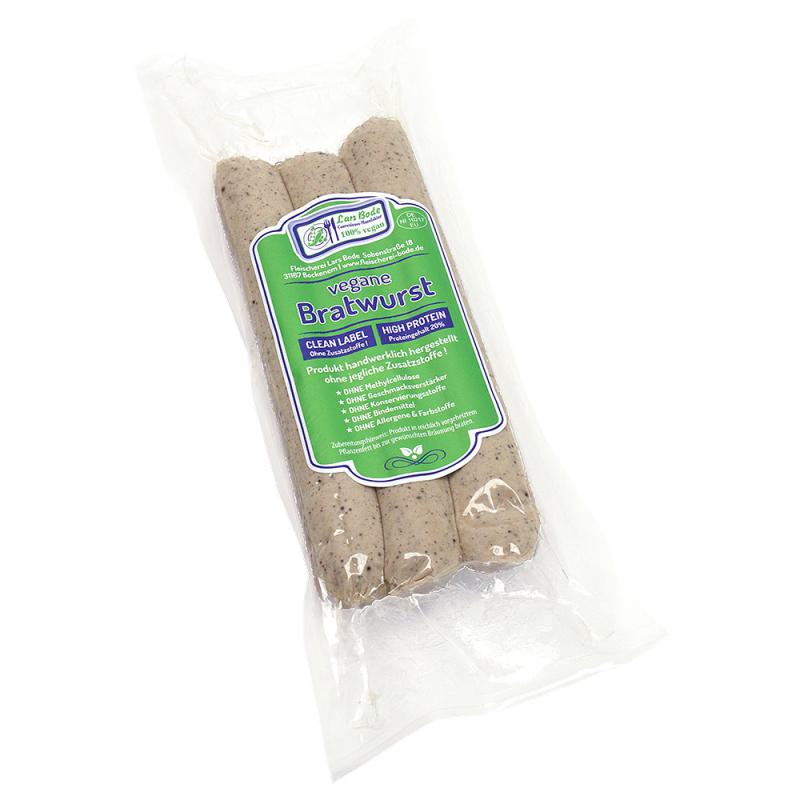 Vegane Bratwurst ohne Zusatzstoffe Vakuumpack